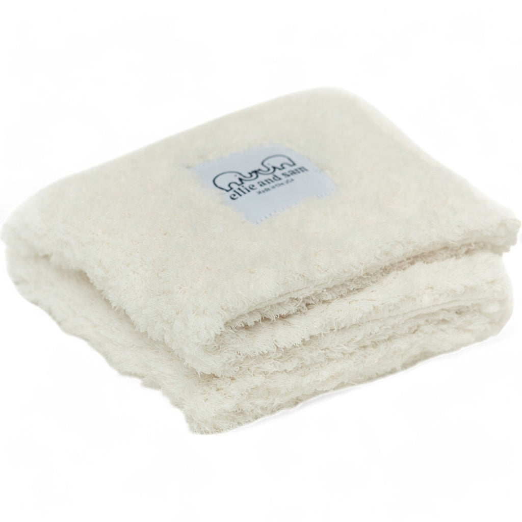 Chenille Baby Lovey Security Blanket – Classic | Ivory