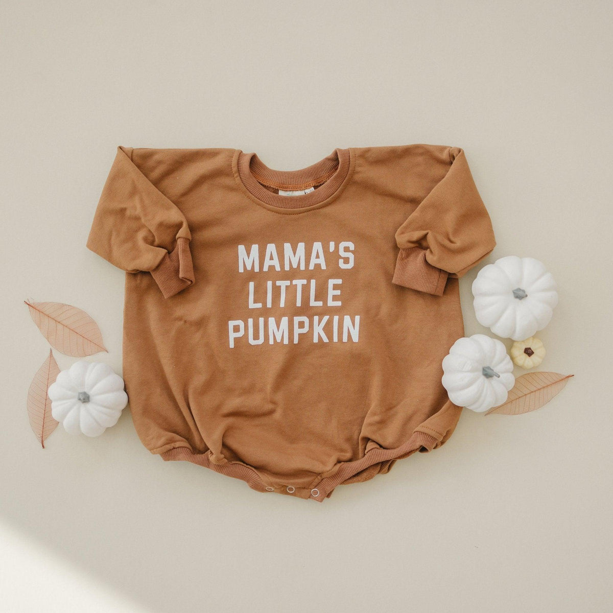 Mama's Little Pumpkin Sweatshirt or Sweatshirt Romper